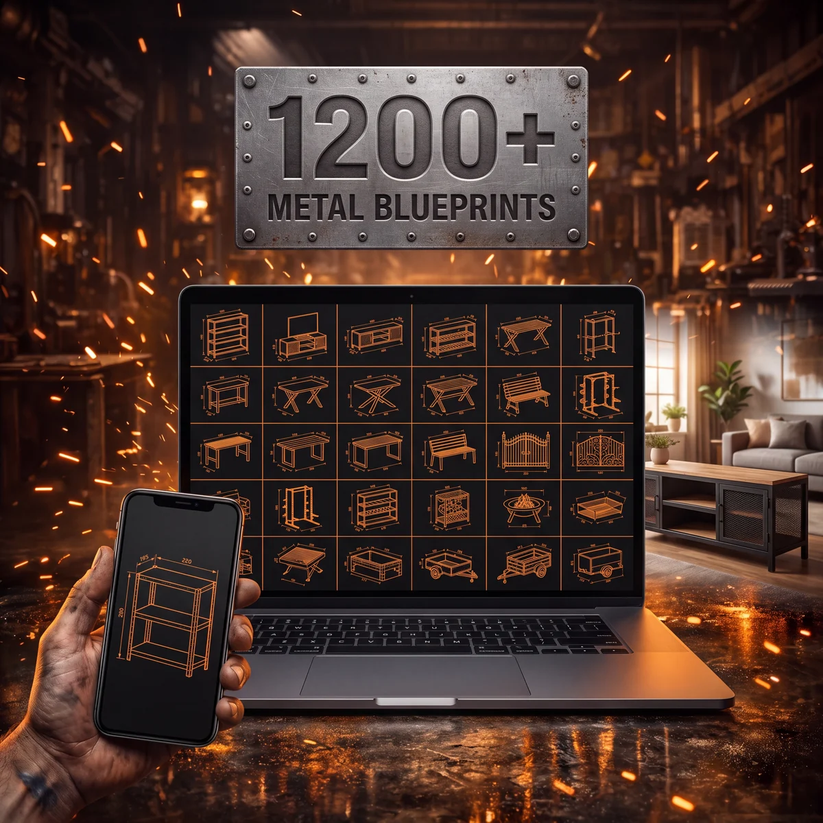 1200+ Metal Blueprints — The Ultimate Collection
